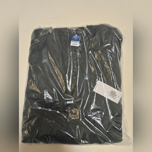 NEW Old Navy Plush Women’s Ribbed Long Sleeve Top Slim Fit Emerald Size M S 2024 - Picture 3 of 4